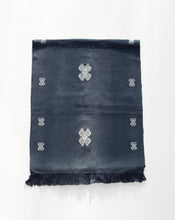 Load image into Gallery viewer, Hand sourced Mexican Table Runner in Navy. Shop the home decor collection by Rebecca Arts online
